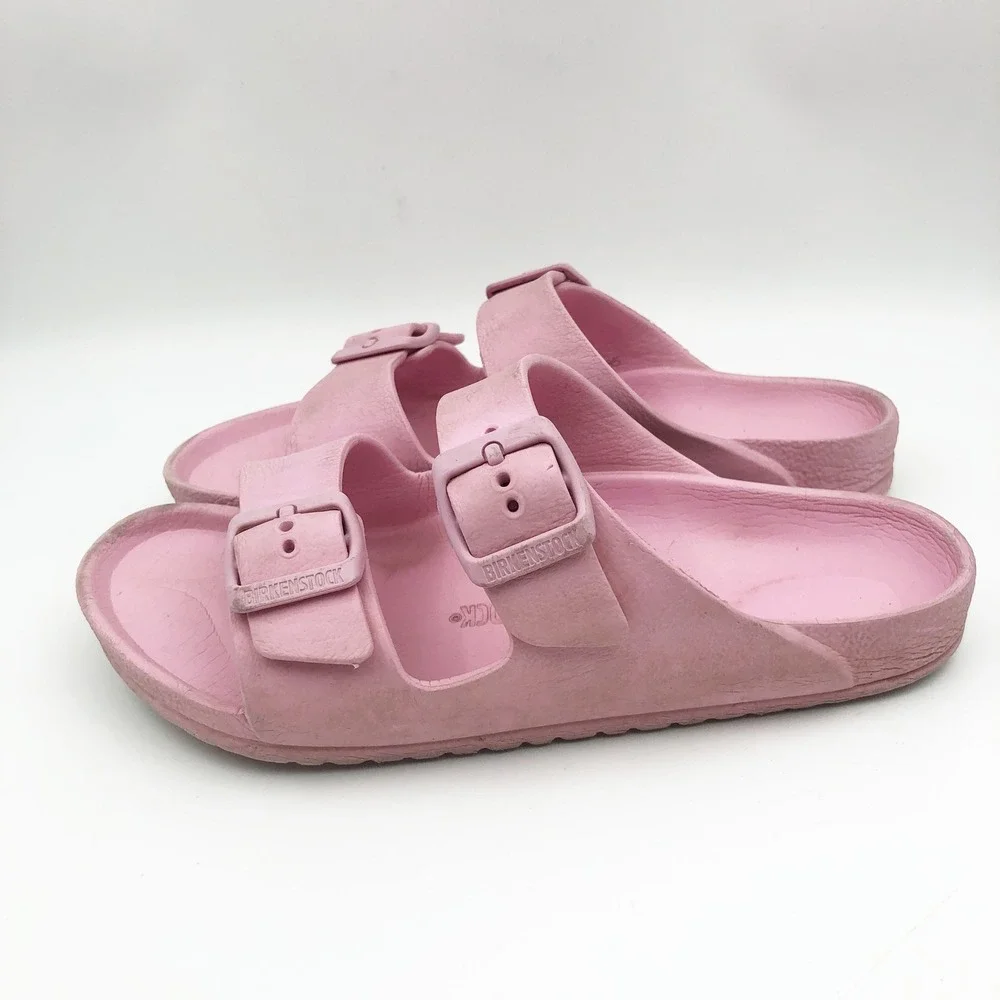 Birkenstock Shoes Kids 3 Arizona EVA Pink Waterproof Slide Sandals Flip Flops